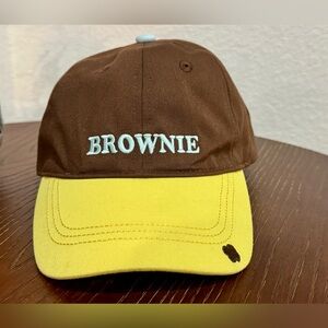 Brownies Girl Scouts Brown and Yellow Embroidered Kids Child Size Baseball Cap
